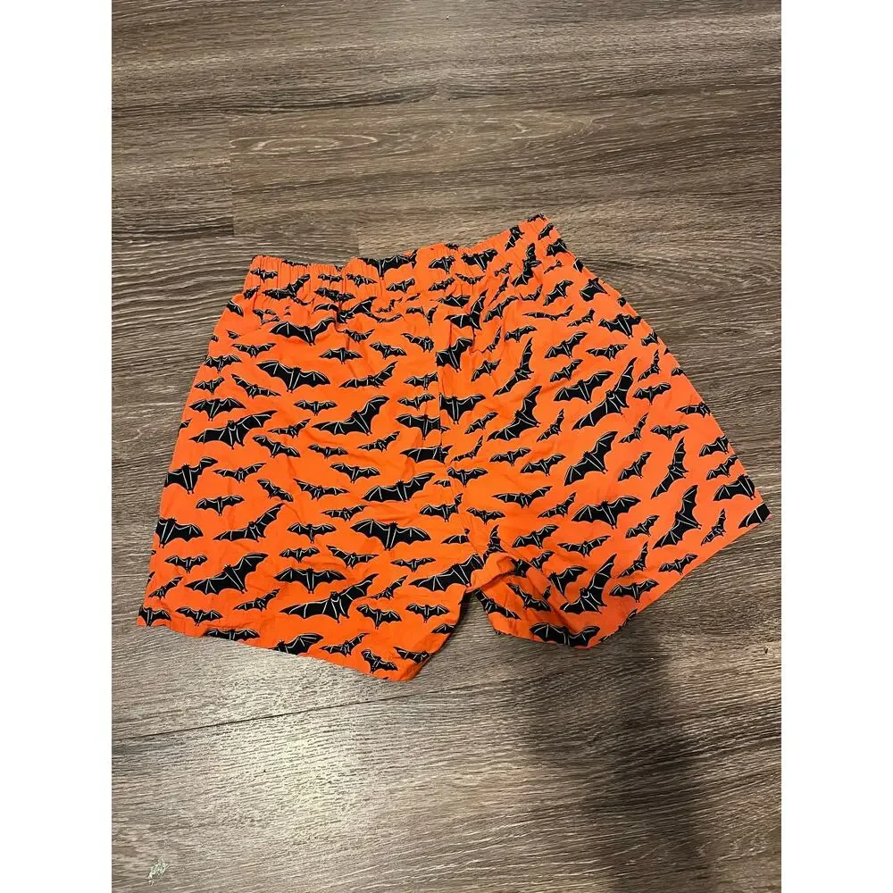 J. Crew Halloween Bat Orange Boxer Shorts Men’s Size Small